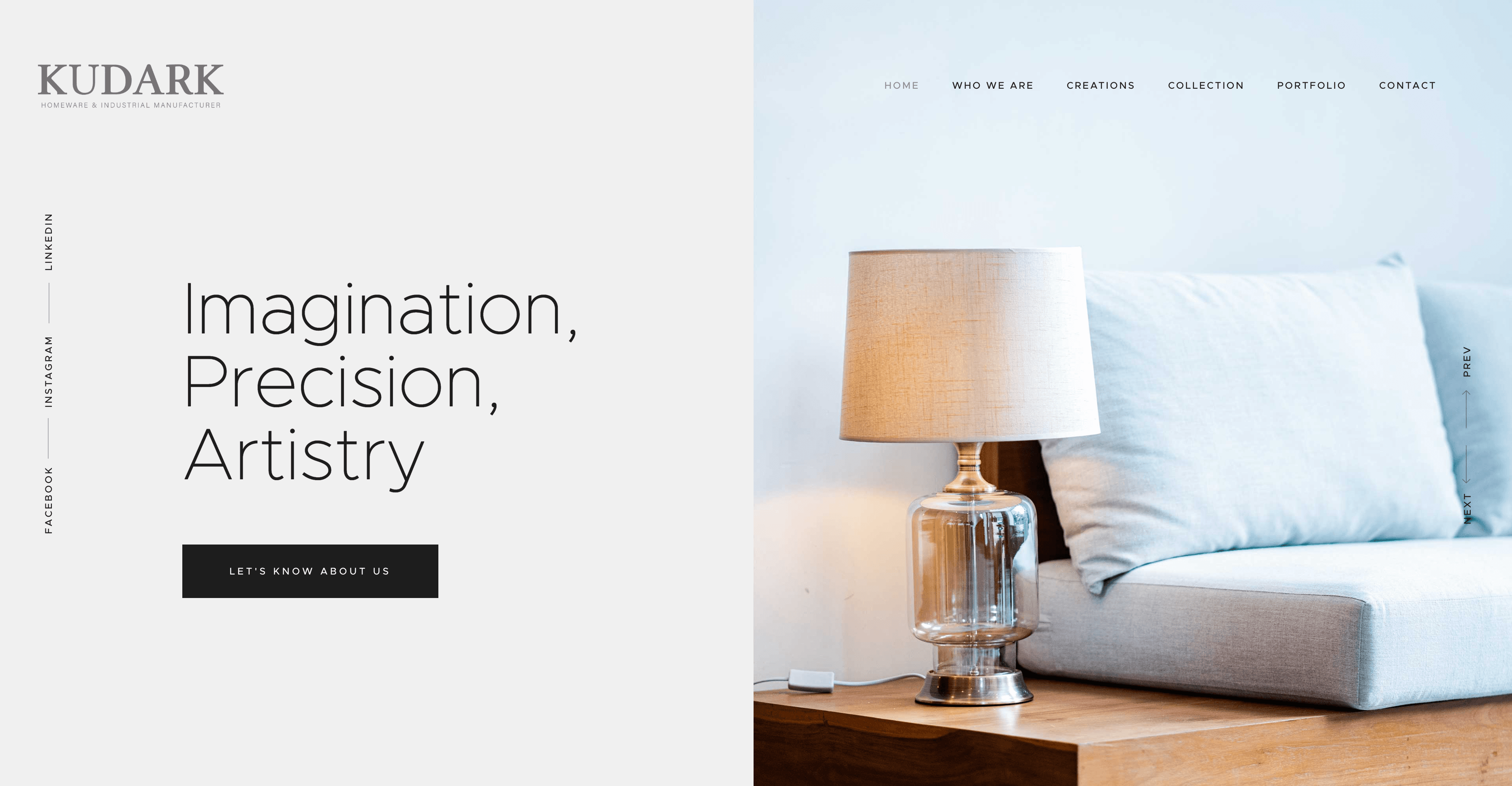 Kudark homepage